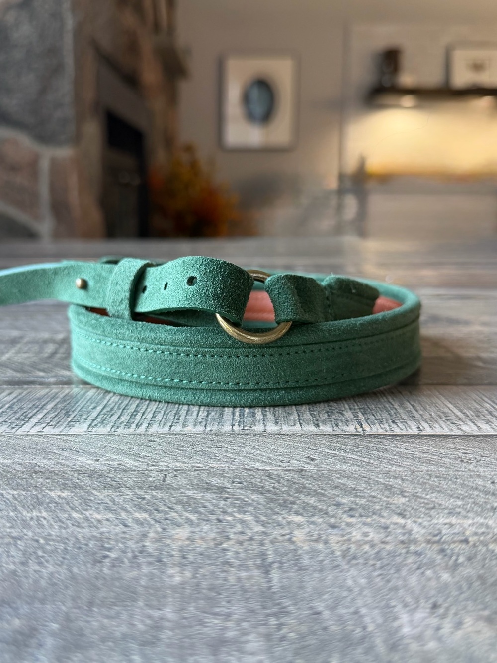 Banana Republic Green Suede Belt